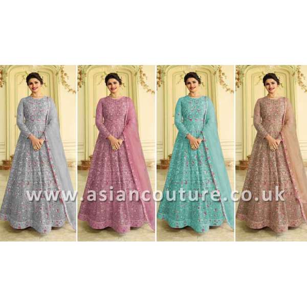 LUXURY INDIAN WEDDING ANARKALI GOWNS  (3 weeks delivery )