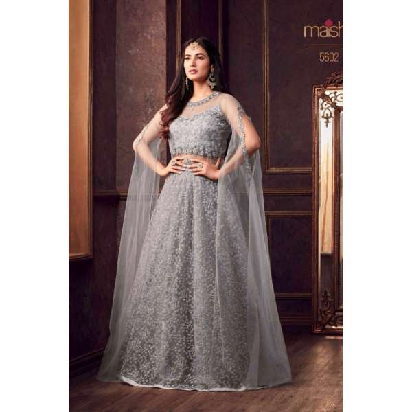 Grey New Party Bridesmaid Wedding Dress Gown Collection 