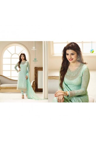 Mint Indian Evening Wedding Suit Designer Salwar Kameez