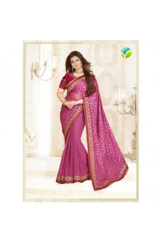 KH16354 Purple Kasheesh Sheesha Designer Saree