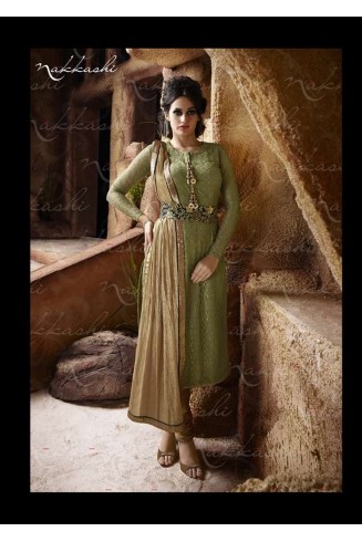 Green Mehndi Mayoun Pakistani Wedding Salwar Suit