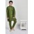 Mehndi Green Indian Boys Silk Kurta Pajama