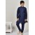 Navy Blue Traditional Boys Kurta Pajama