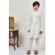 White Readymade Boys Kurta Pajama