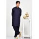 Navy Blue Boys Casual Kurta Shalwar 
