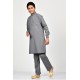Dark Grey Modern Boys Kurta Shalwar Suit
