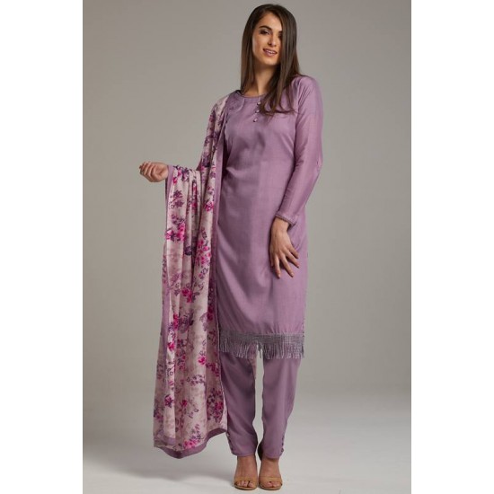 Purple Readymade Indian Salwar kameez