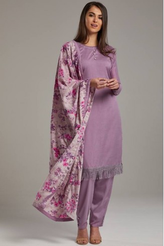 Purple Readymade Indian Salwar kameez