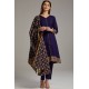 Navy Blue Pakistani Designer Readymade Dress