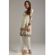 Cream Ethnic Pakistani Readymade Suit