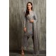 Silver Pakistani Party Suit