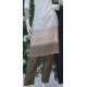 WHITE LINEN & GEORGETTE READYMADE PAKISTANI SALWAR SUIT
