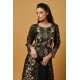 Black Gold Pakistani Ladies Party Wear Designer Suit 