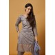 Grey Gold Dress Kameez Pakistani Salwar Suit