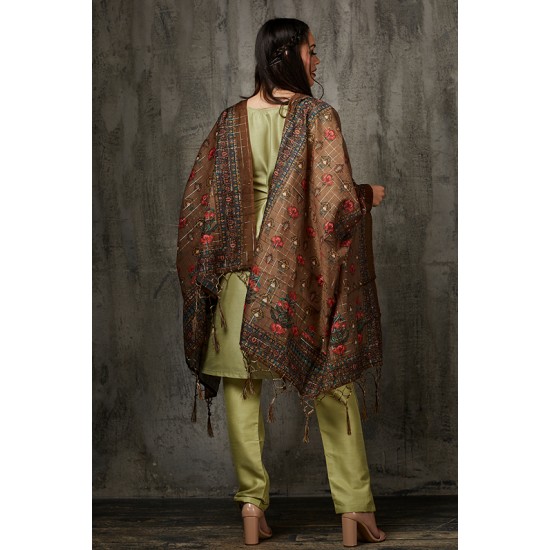 Pista Green Readymade Salwar Kameez Pakistani Designer Suit