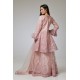 Light Pink Embellished Gharara Indian Wedding Outfit