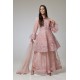 Light Pink Embellished Gharara Indian Wedding Outfit