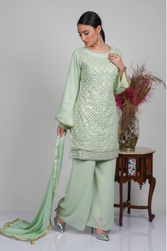 Pista Georgette Dress Pakistani Designer Salwar Suit
