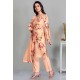 Orange Digital Printed Suit Readymade Salwar Kameez