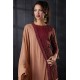 Maroon Sequin Work Wedding Party Gharara Suit