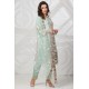 Mint Floral Party Suit Pakistani Designer Salwar Kameez