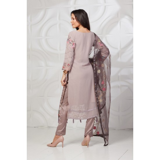 Mauve Designer Modern Eid Salwar Suit