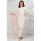 Off White Pink Pakistani Style Salwar Suit
