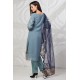 Bluish Grey Indian Party Wear Suit