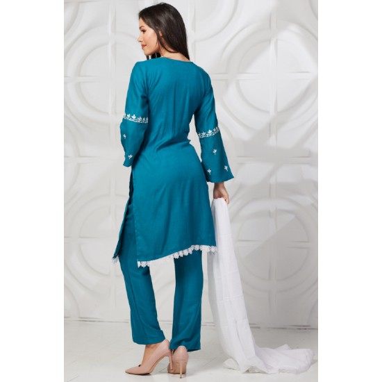 Blue Indian Party Wear Salwar Suit