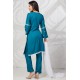 Blue Indian Party Wear Salwar Suit