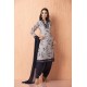 Grey Floral Printed Pakistani Designer Salwar Kameez