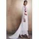 White Floral Jacket Dress Indian Party Wear Salwar Suit