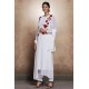 White Floral Jacket Dress Indian Party Wear Salwar Suit