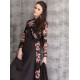 Black Floral Printed Suit Pakistani Readymade jacket Dress