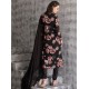 Black Floral Printed Suit Pakistani Readymade jacket Dress