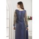 BLUE AND GOLD INDIAN PAKISTANI PARTY WEAR SALWAR SUIT