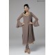 Brown Smart Dress Churidaar Suit Eid Party Outfit