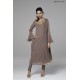 Brown Smart Dress Churidaar Suit Eid Party Outfit