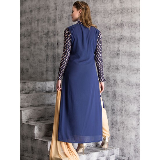 Royal Blue Dress Indian Readymade Salwar Suit