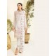 White Embroidered Salwar Kameez Fancy Pakistani Suit