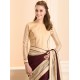 ZBROWN LOVELY OCCASION WEAR SAREE (READY MADE)