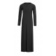 Black Stylish Jersey Abaya With Pockets