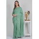 Dark Mint Designer Sequin Party Saree