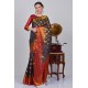 Black & Maroon Traditional Banarasi Indian Wedding Saree