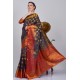 Black & Maroon Traditional Banarasi Indian Wedding Saree