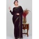 Black Georgette Indian Party Wear Saree