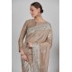 Light Brown Indian Embellished Saree