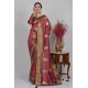 Hot Pink Fancy Wedding Saree