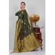 Green Banarasi Indian Ethnic Saree