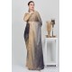 Trendy Grey & Beige Two Tone Party Wear Saree